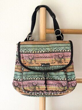 Sakroots Boho Backpack Tribal Print Canvas Festival Travel School Bag
